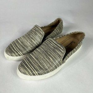 SALE Women's Splendid Leather Seaside Striped Slipon Sneakers Size 8.5